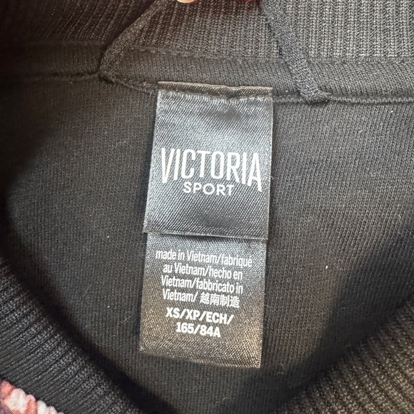 Victoria's Secret Sport Women's Floral Bomber Jacket Black Size XS (Oversized) - Picture 4 of 9